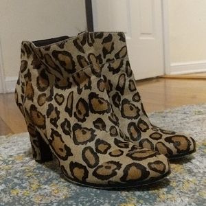 Sam Edelman leopard booties
